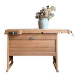 Vintage solid beech workbench (renovated)