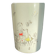 Vintage lamp, white glass, hand painted