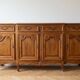 Artisanal sideboard in solid light oak