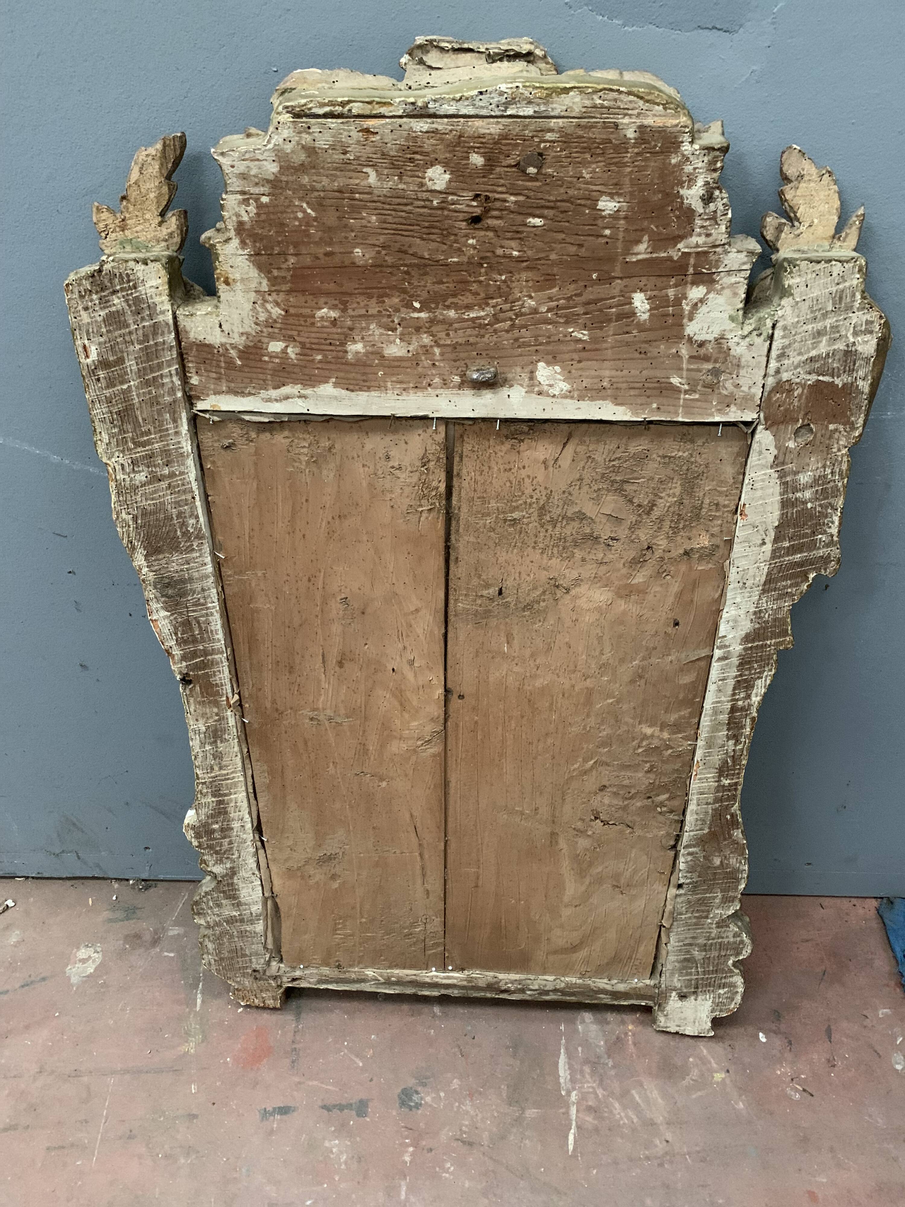 Louis XVI period mirror in gilded wood XVIII century