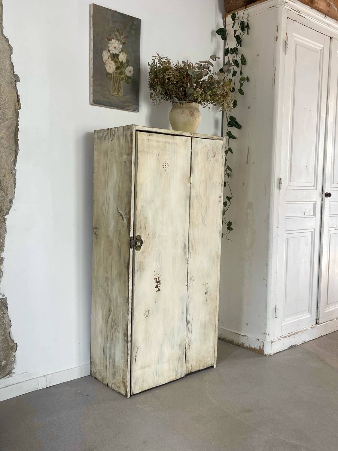 Meuble d’atelier beige