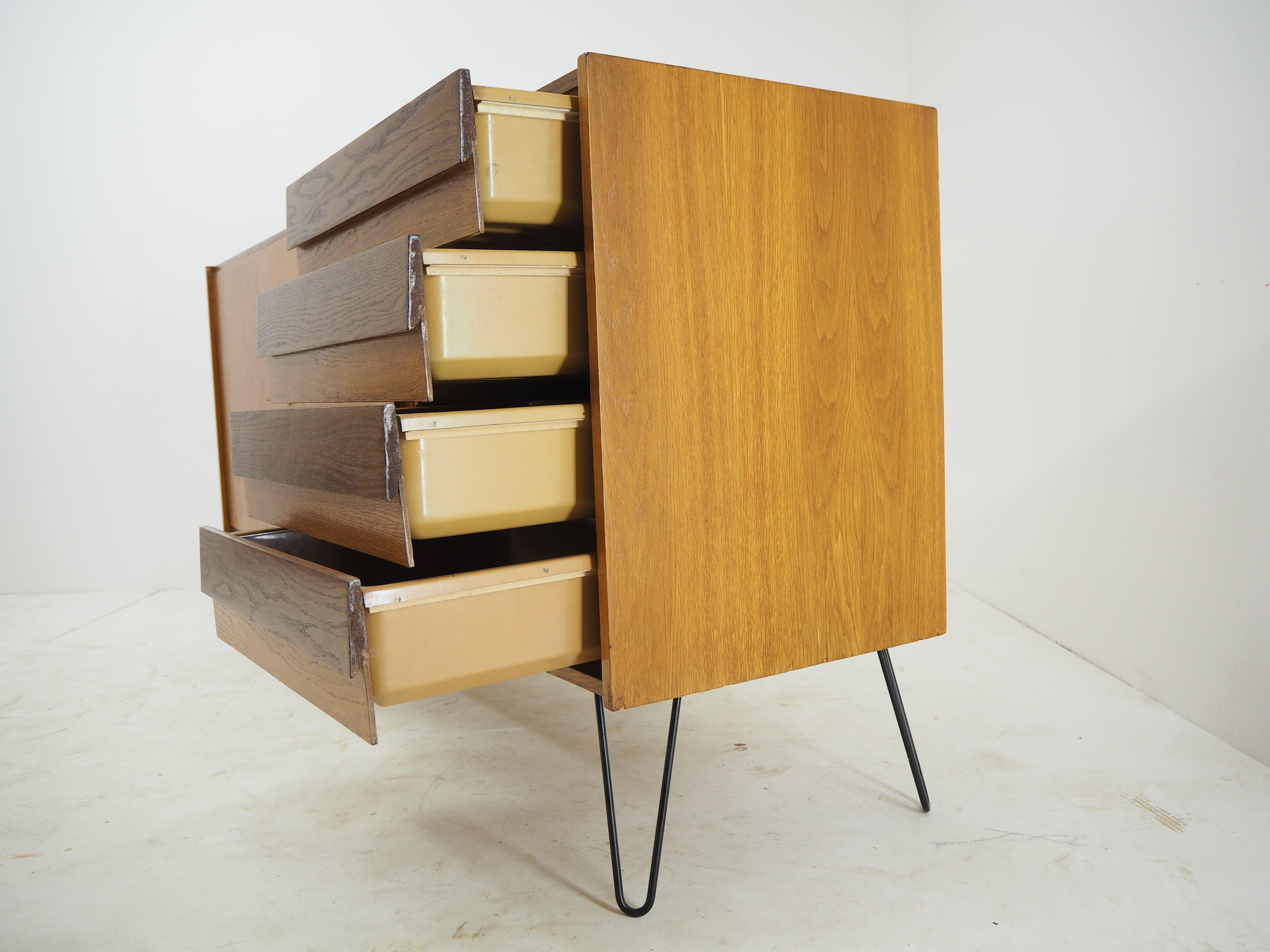 1960s Jiri Jiroutek Upcycled sideboard , Czechoslovakia