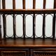 Bamboo rattan bookcase shelf from the 50s