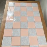 50s tiled coffee table