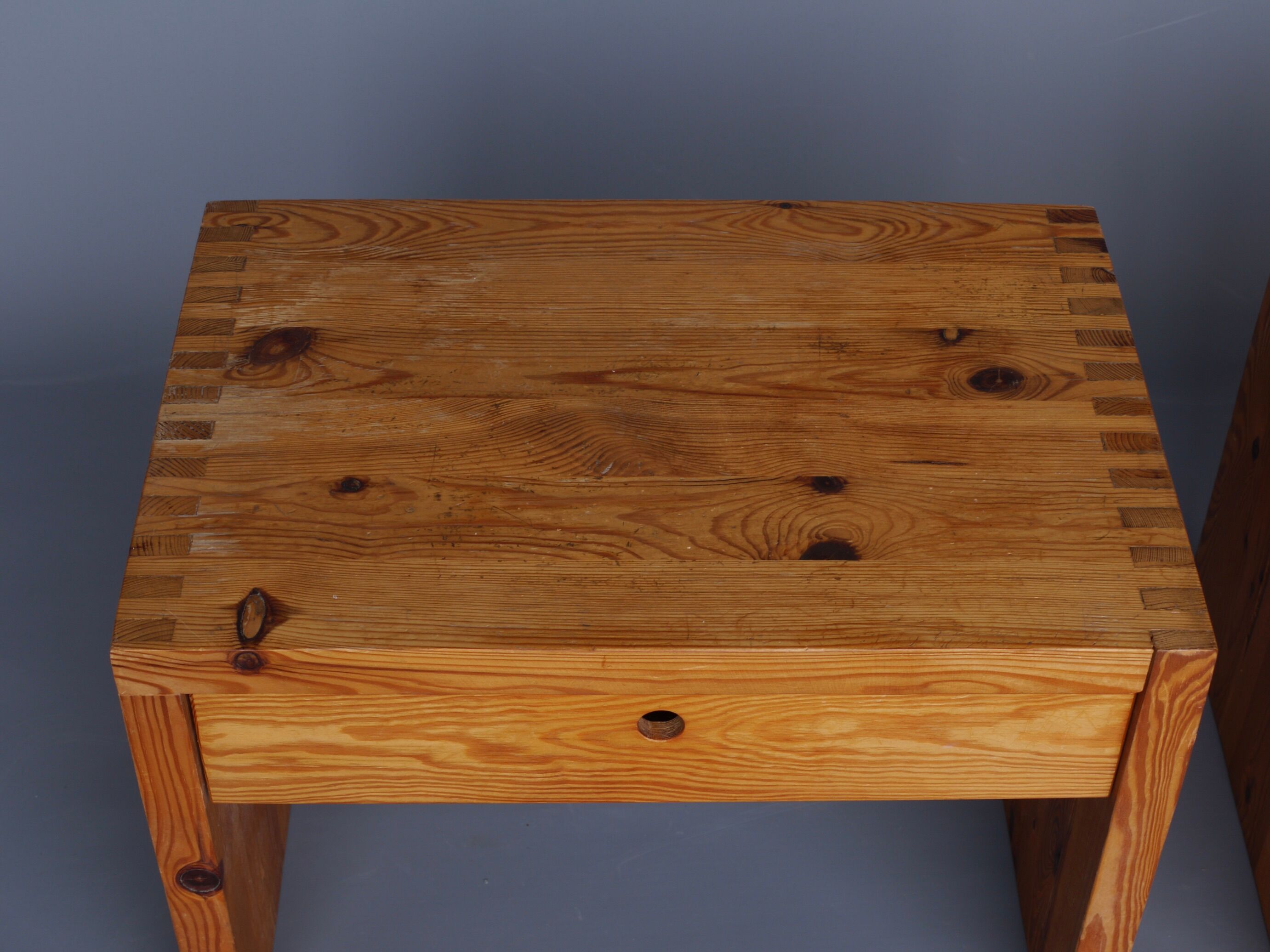 Bedside cabinets nightstands by Ate van Apeldoorn for Houtwerk Hattem