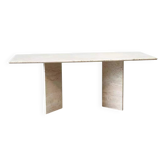 Dining Table in Travertine Stone