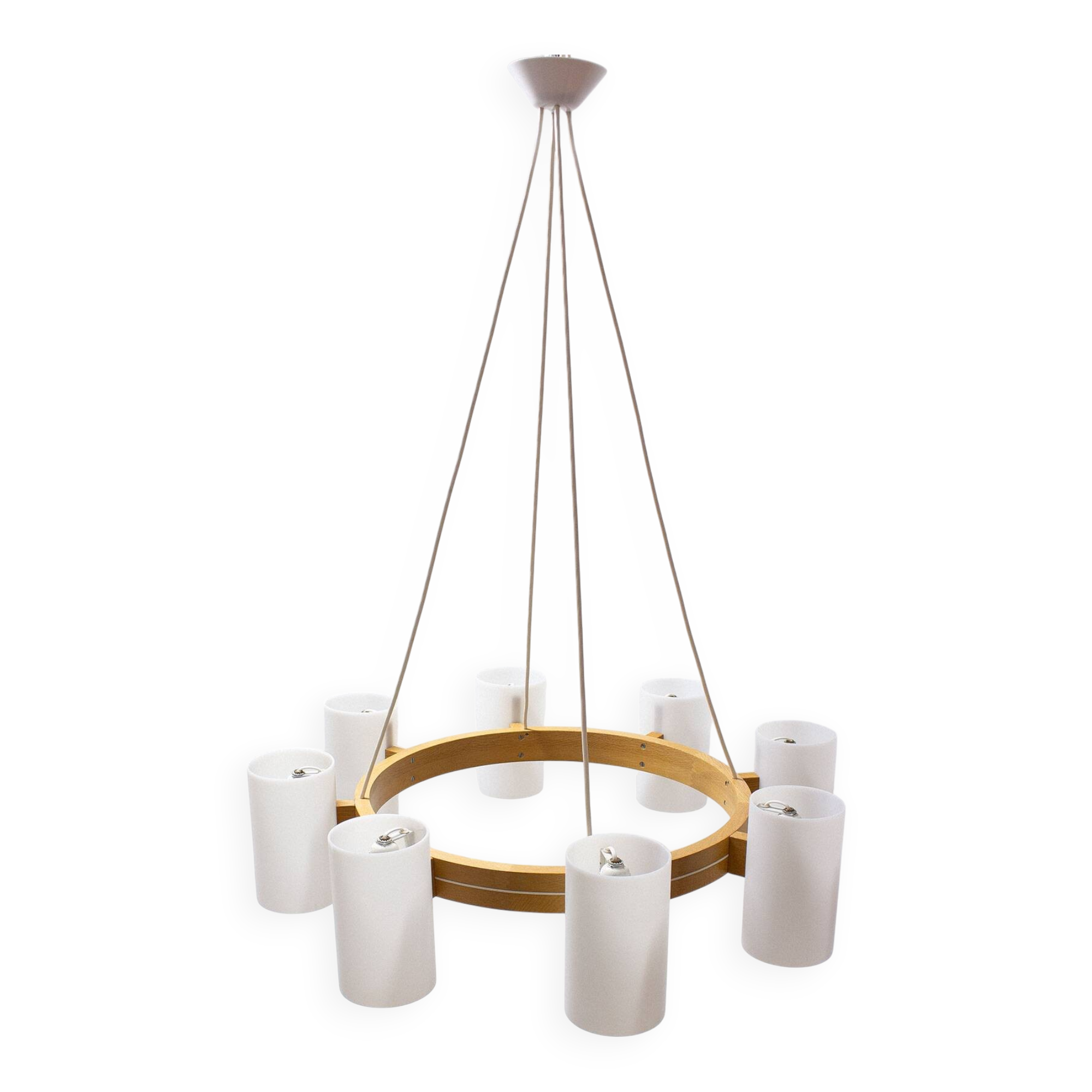 Chandelier by Uno & Östen Kristiansson for Luxus, 1960s