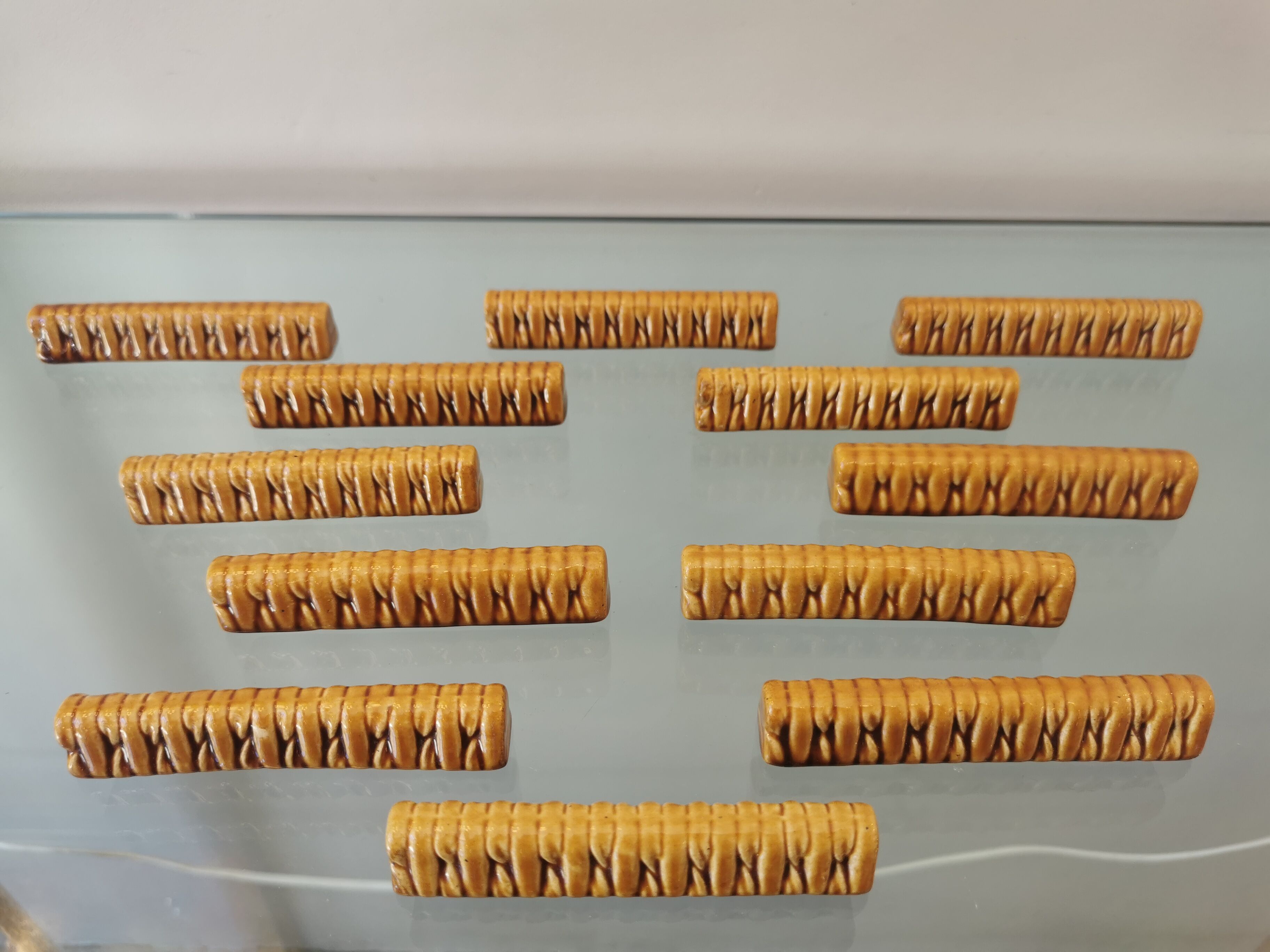 Vintage service of the faience factory of Gien, France 70s