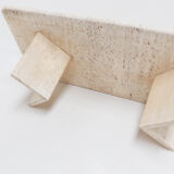 Vintage italian travertine coffee table