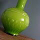 Vase verre opaline vert pomme