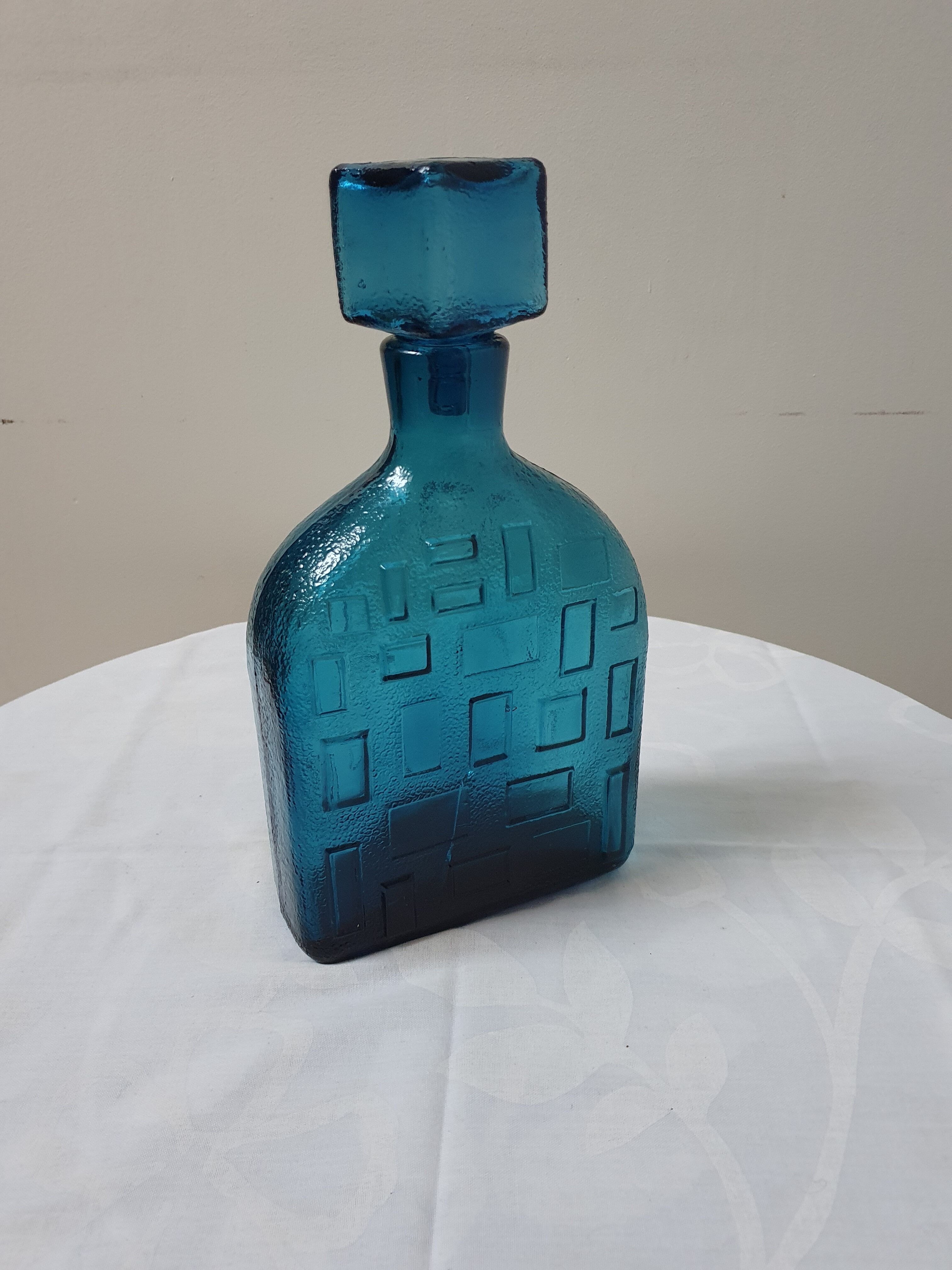 Decorative glass bottle