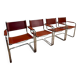 4 S34 armchairs in Marc Stam style