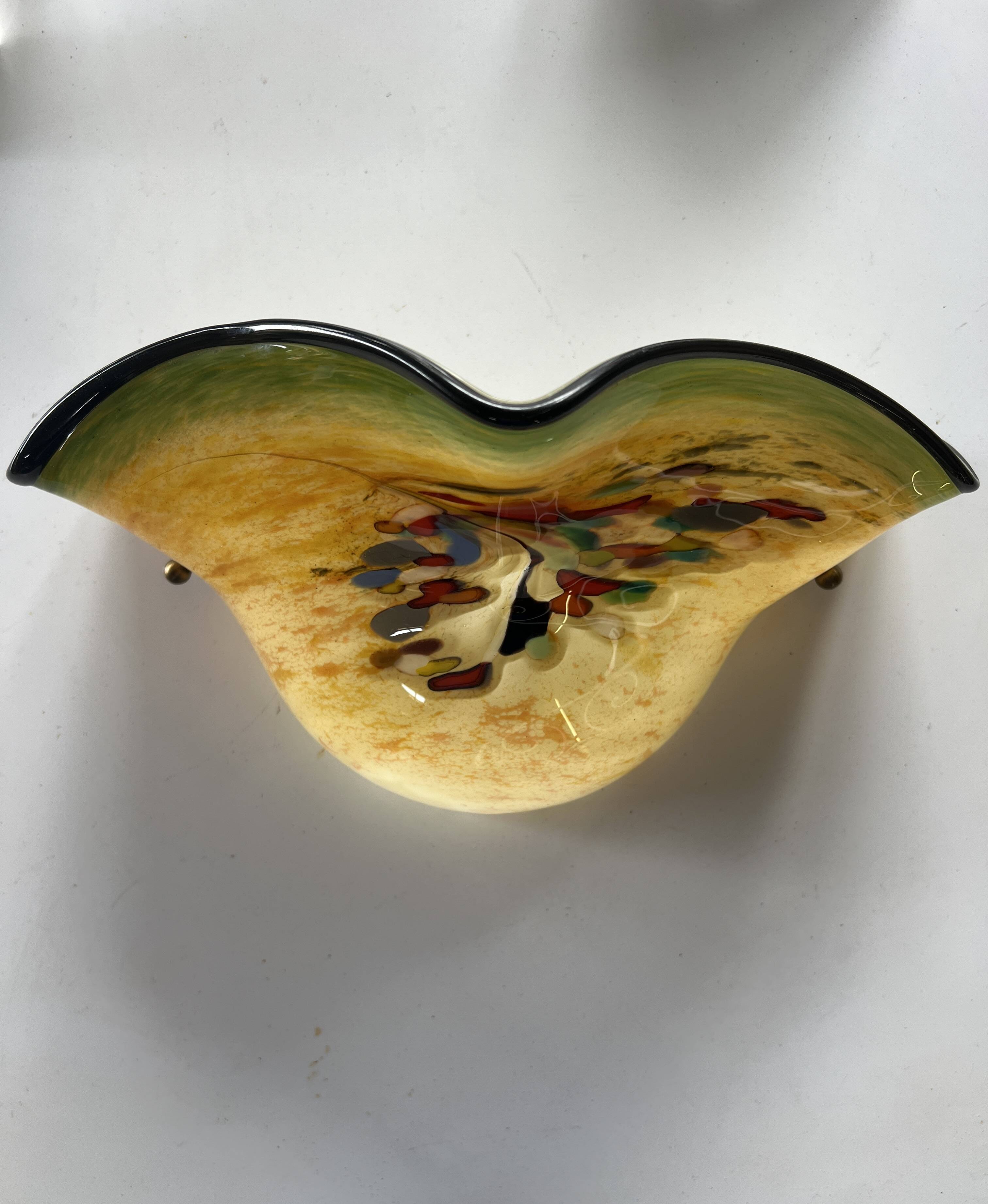 Applique murale en verre