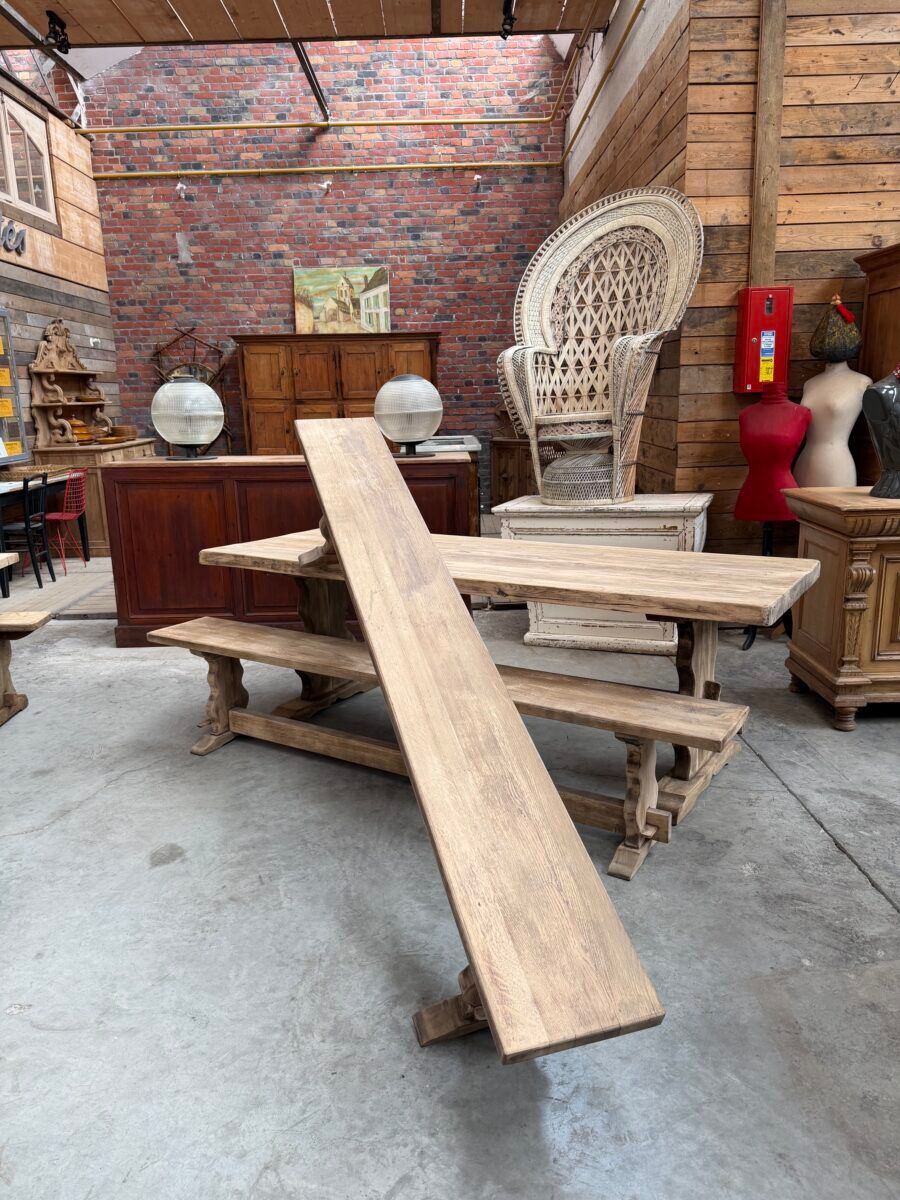 Monastery table and its 2 benches