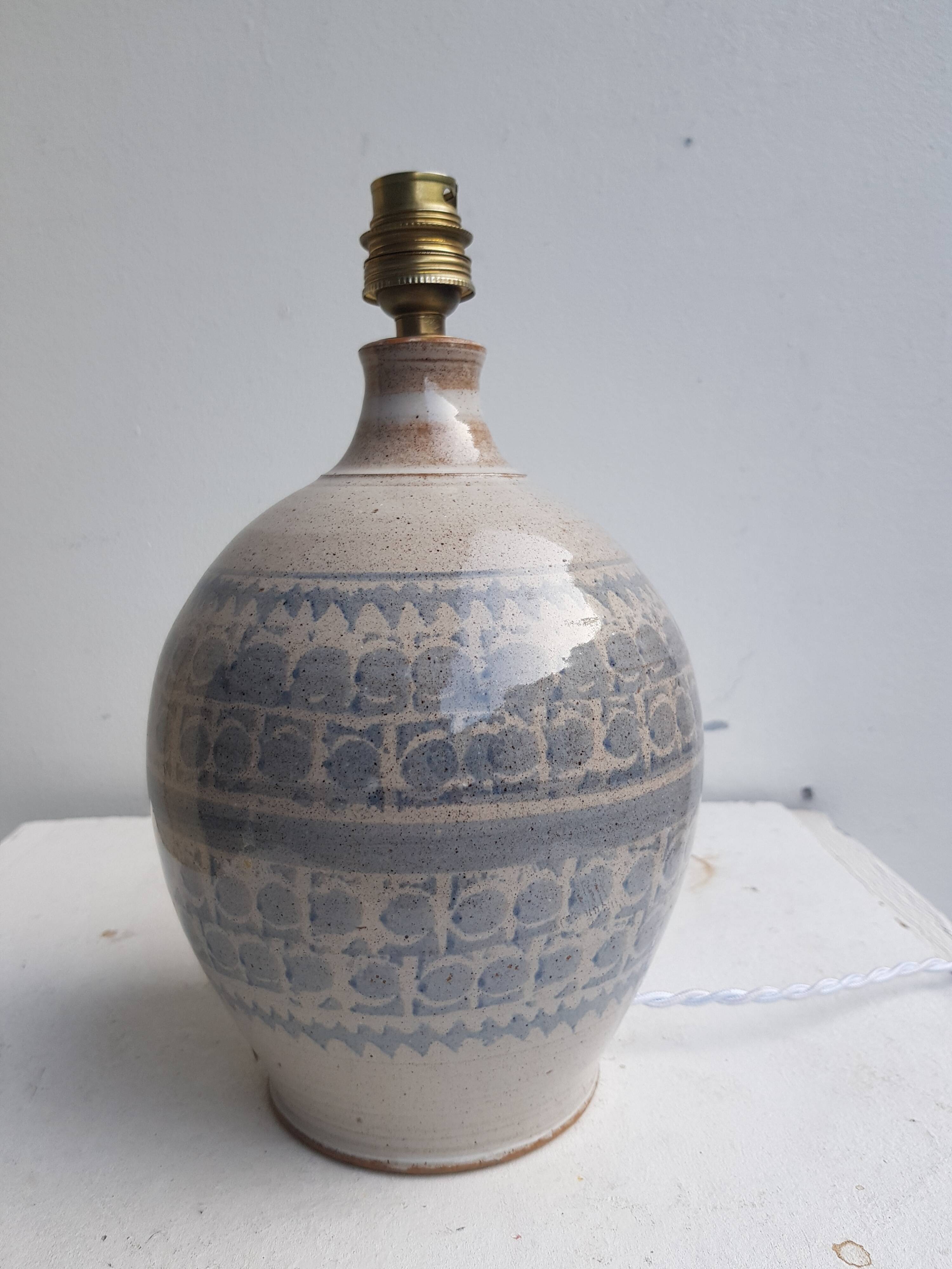 Volkoff's Vallauris ceramic vintage lamp