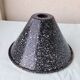 Enamelled sheet metal lampshade