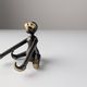 Kay Bojesen mid-century monkey, rare bronze version, Denmark, 1950s