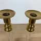 Paire de bougeoirs plexiglas et laiton Estrid Ericson, vintage