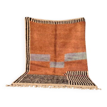 Handmade pure wool rug, size 150 x 250 cm