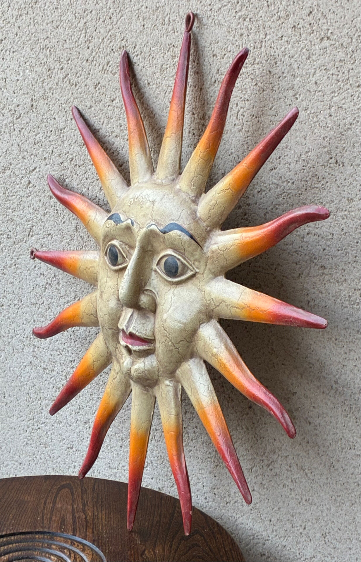 Vintage sun sign