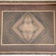 Art Deco service tray in precious wood under glass