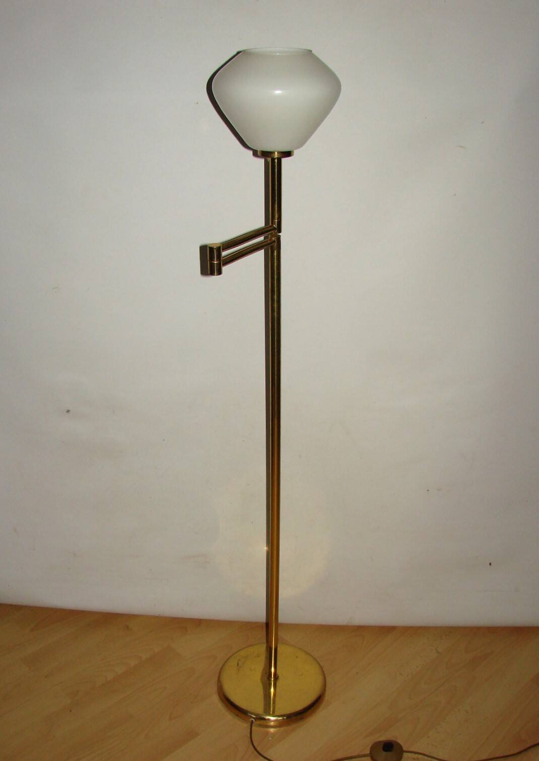 Brass floor lamp , 1970s.