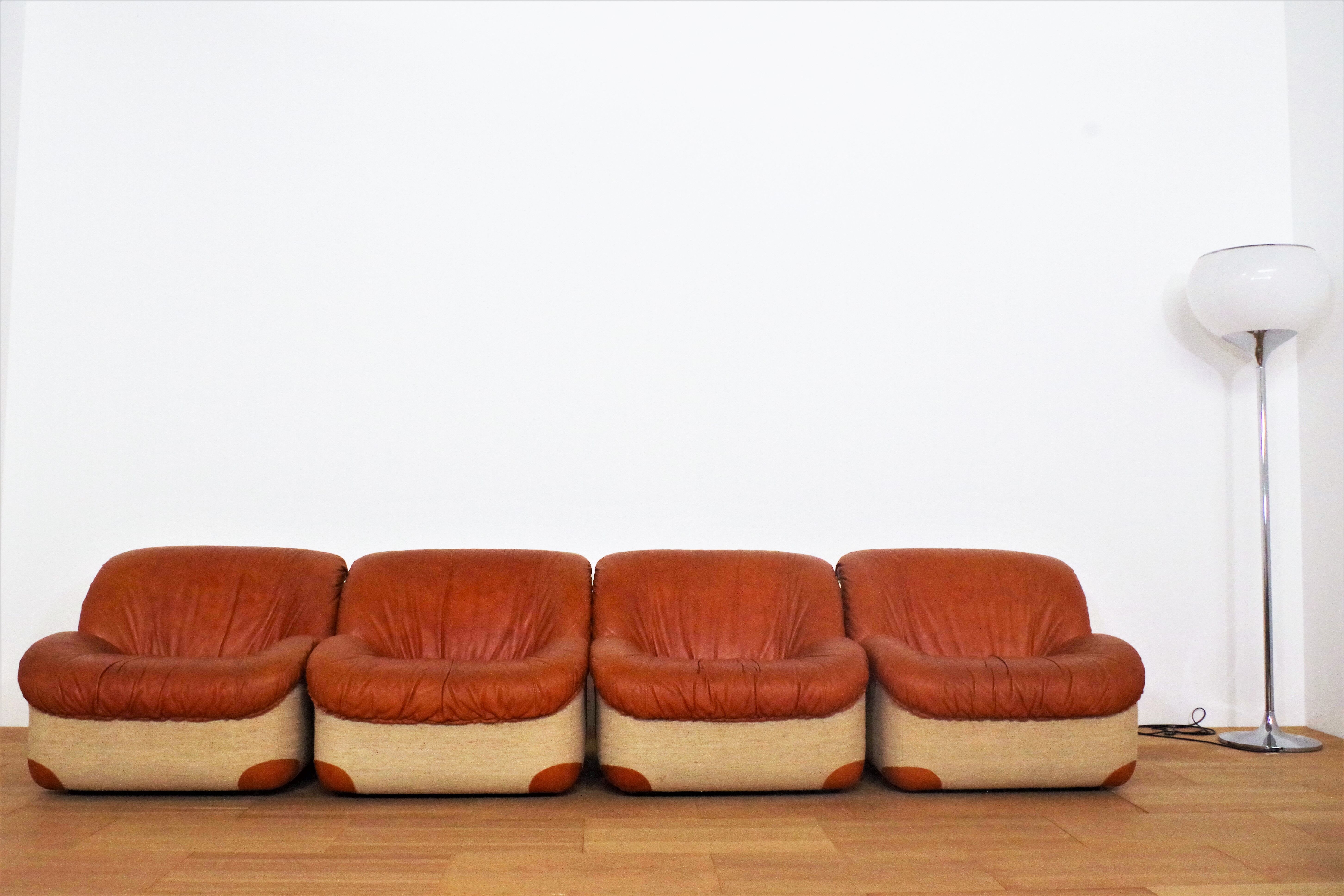 Swan armchairs, 1970s, set of 2