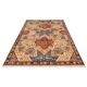 Ethnic rug red beige OTTO - Wool