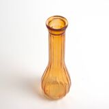 Praticality orange glass vase / made in France / 60s