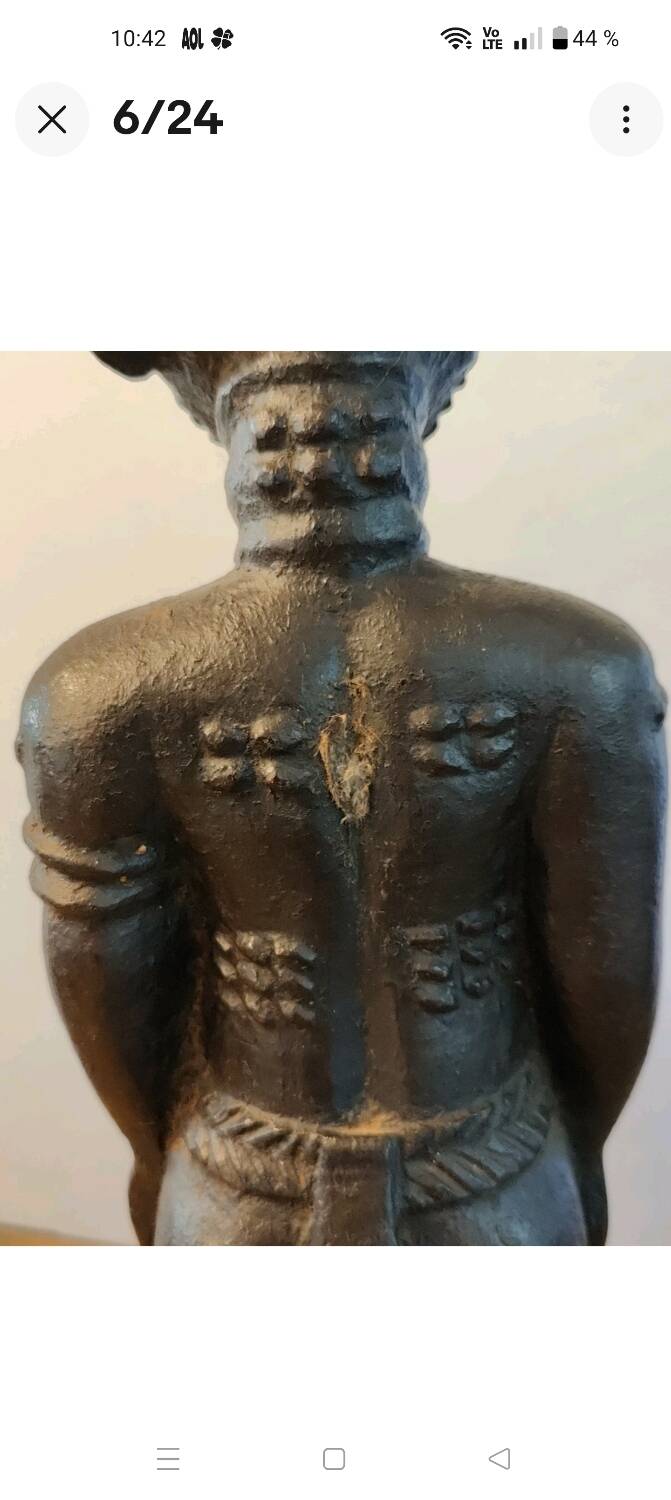 Ancient mystical husband fetish sculpture, Blolo Bian Baoulé