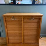 Low furniture double curtains