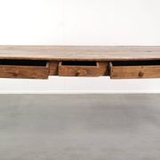 Table de ferme française du 19ème siècle pour 4 à 6 personnes.