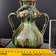 Art Deco Amphora Vase Ceramic Thulin Style (Belgium) Flamed Jasper Decor