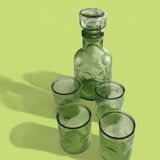 Vintage carafe and glasses