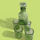 Carafe et verres vintage