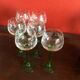 6  verres "ballon" vin d'Alsace cristal