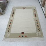 Bohème Berber Rug, Hand-Knotted Ethnic Rug, Living Room Bedroom Rug