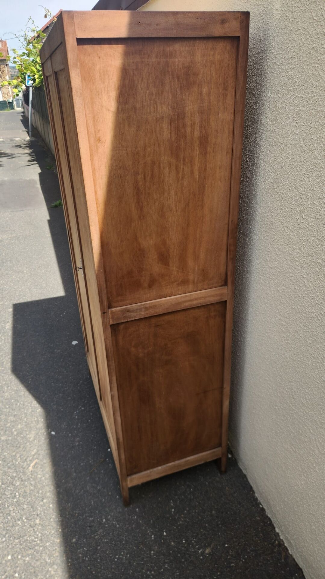 Armoire parisienne 2 portes décapee 1950