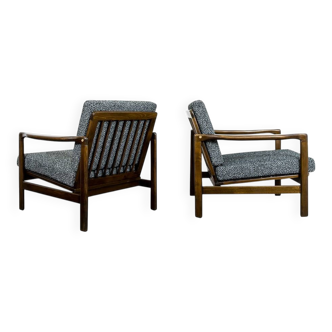 Fauteuils Mid-Century par Zenon Bączyk, années 1960, lot de 2