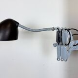 Grey Industrial Scissor Wall Lamp from Elektroinstala, 1960s