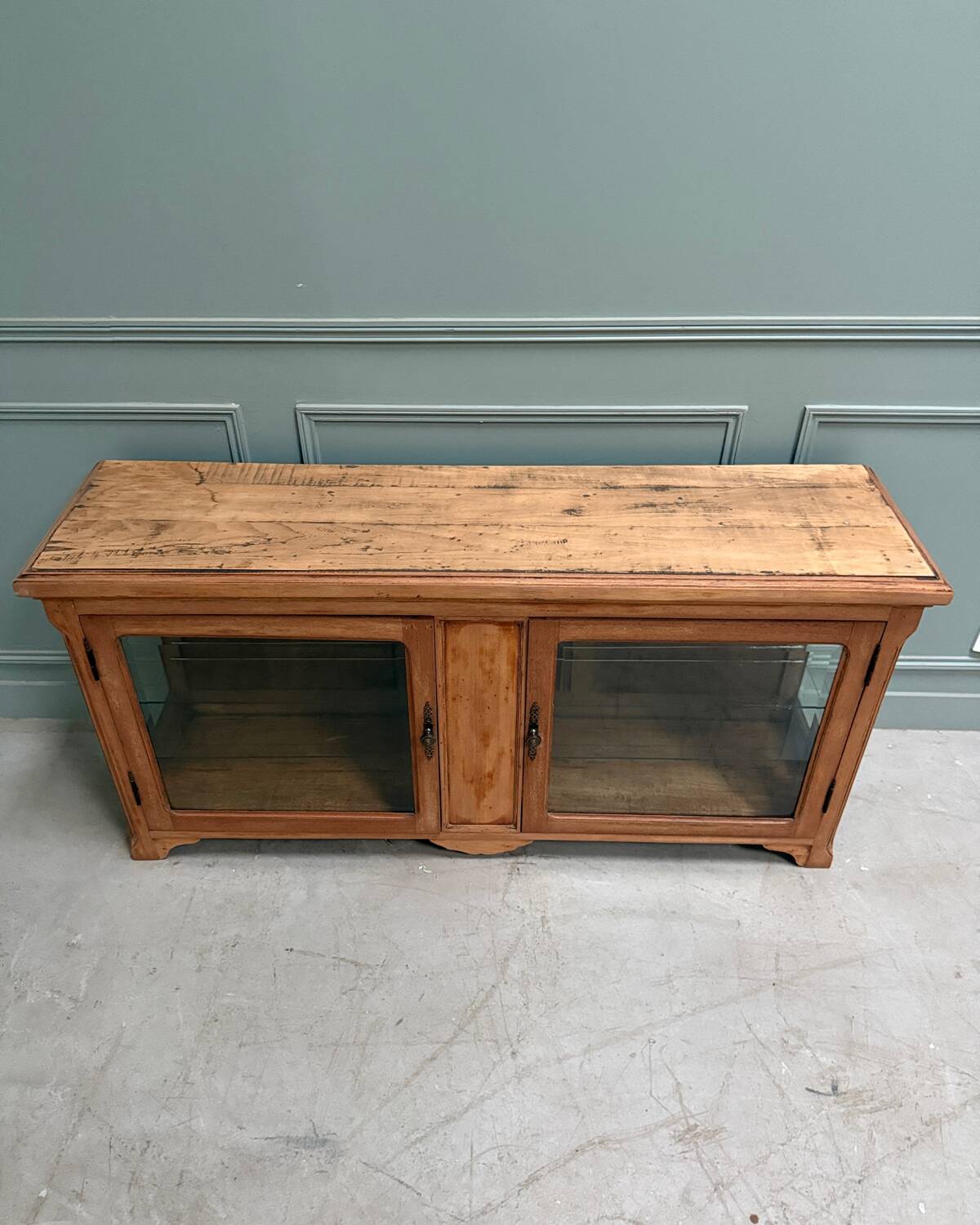 Low antique display cabinet (renovated)