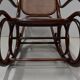 Rocking chair and his foot rest, in beech 1900
