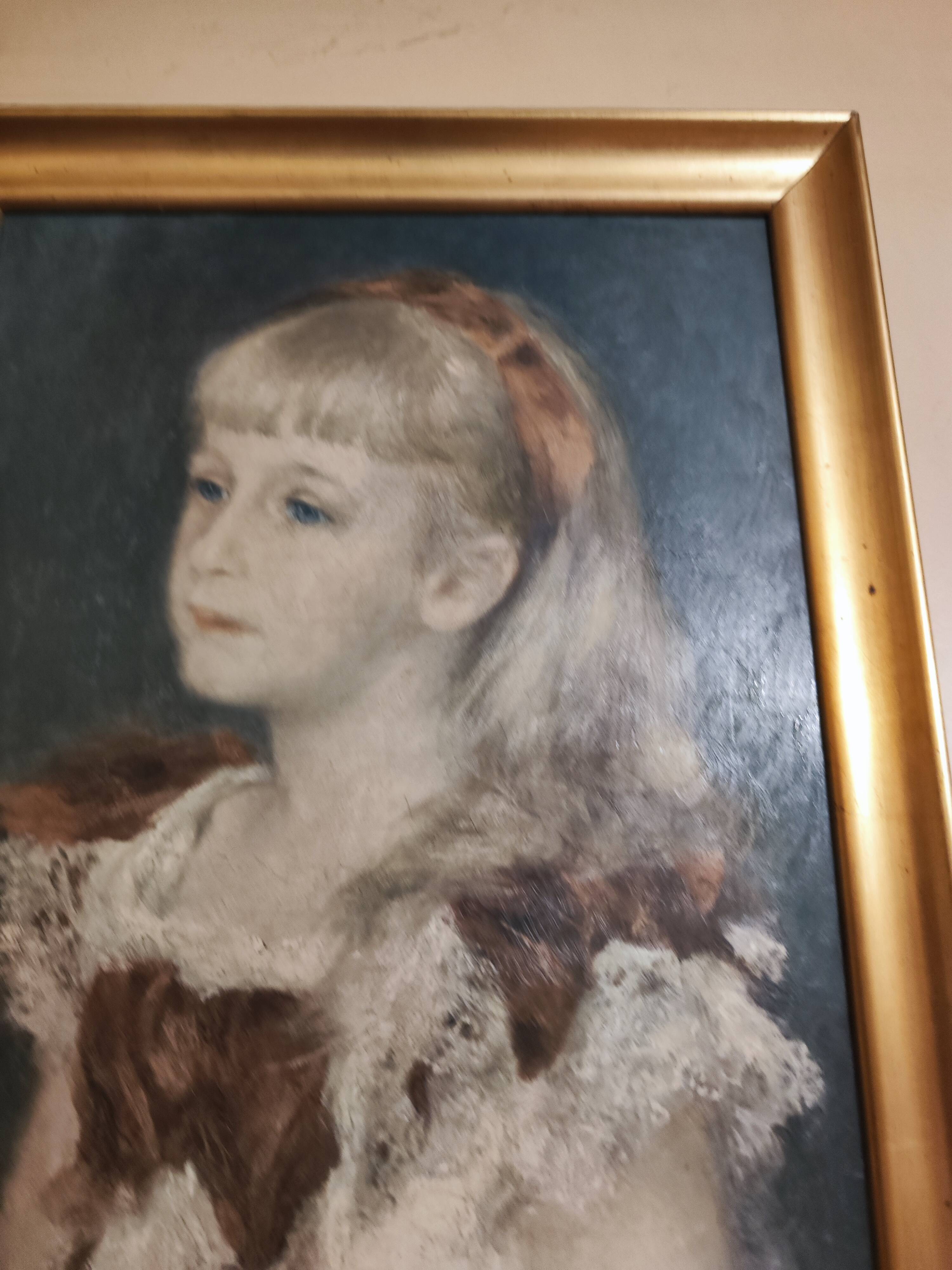 Old painting reproduction Renoir.