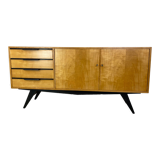mid-century modern birch sideboard, 1950s
