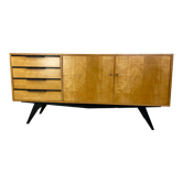 mid-century modern birch sideboard, 1950s