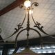 Bronze billiard chandelier