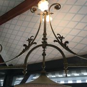 Bronze billiard chandelier