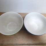 Two longfield porcelain bowls