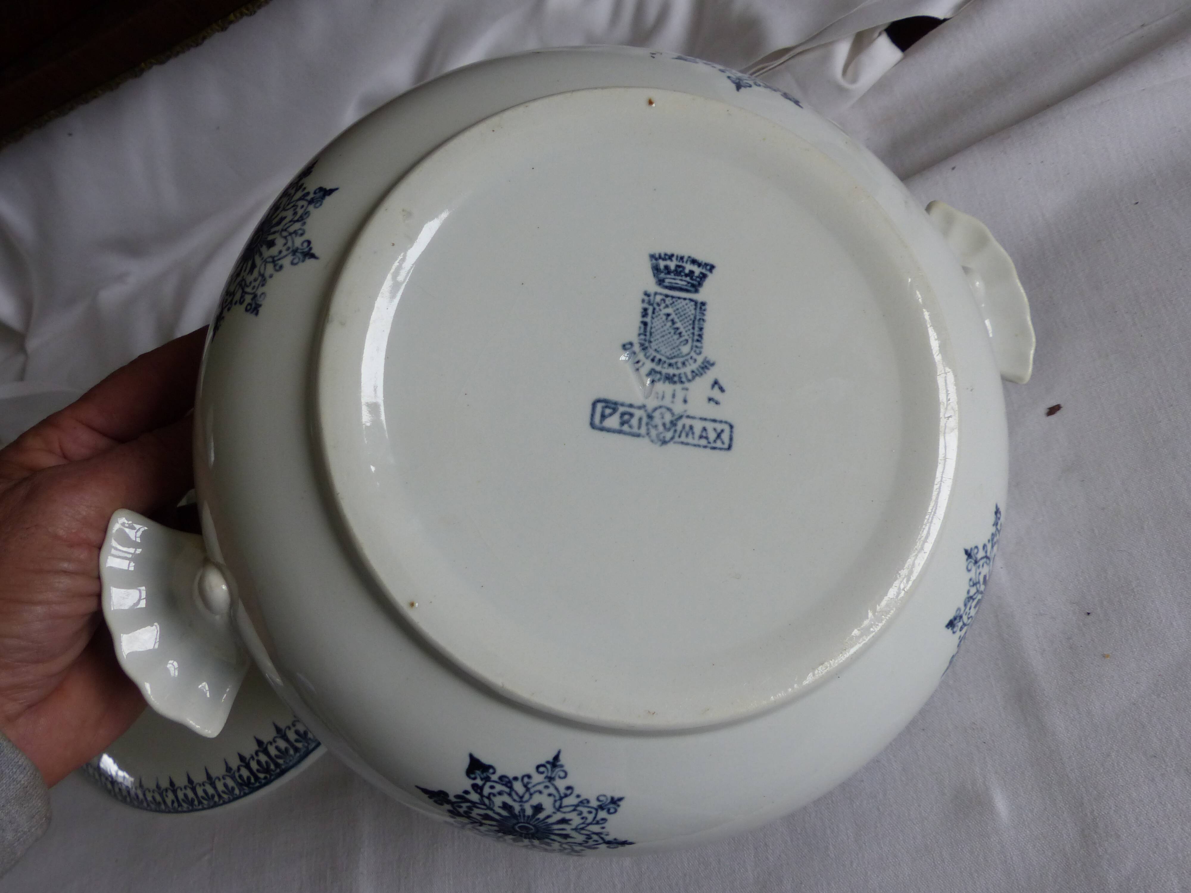 St Amand earthenware tureen.