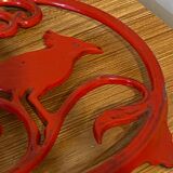 Enameled cast iron trivet